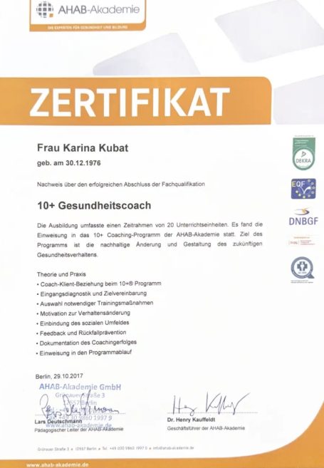 Gesundheitscoach